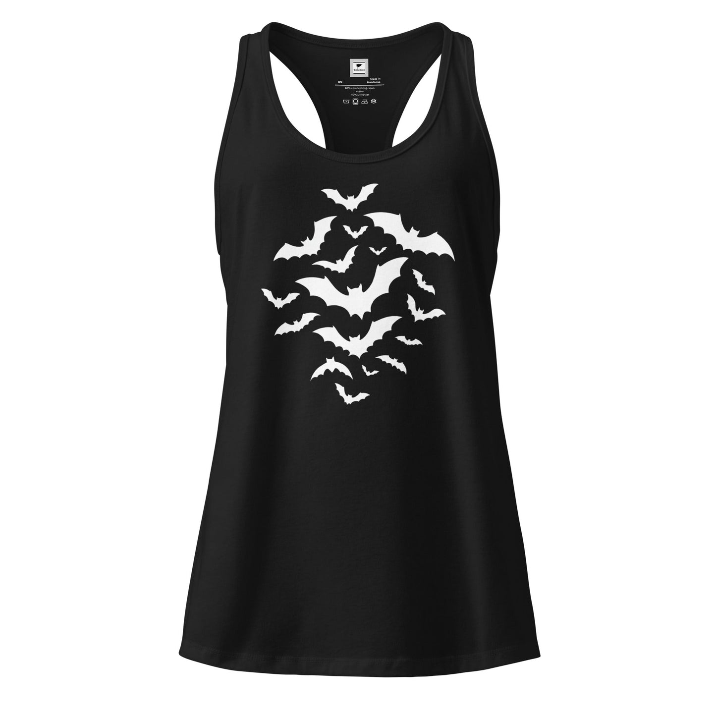 Women’s Fitted Racerback Batty Tank Top