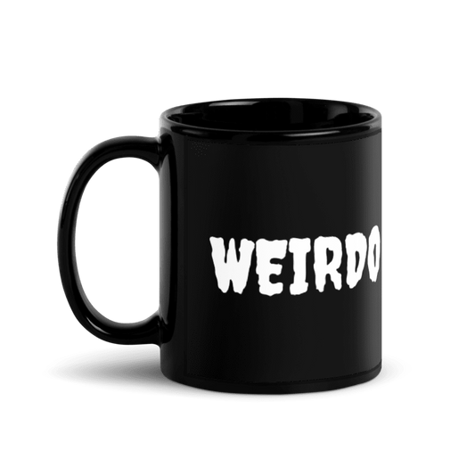 Weirdos-United: WEIRDO Black Glossy Mug