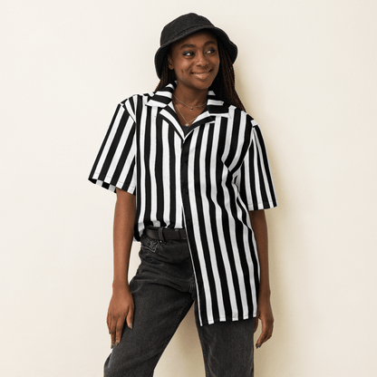 Bug Juice Boogie Gestreiftes Button-Up Hemd
