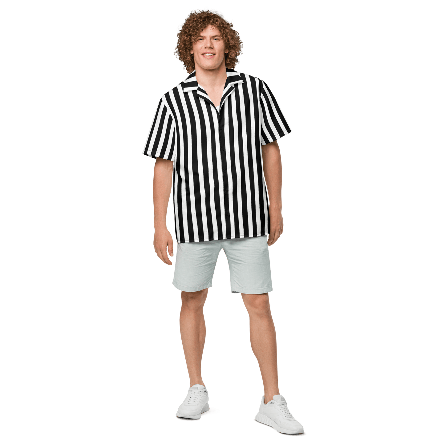 Bug Juice Boogie Gestreiftes Button-Up Hemd