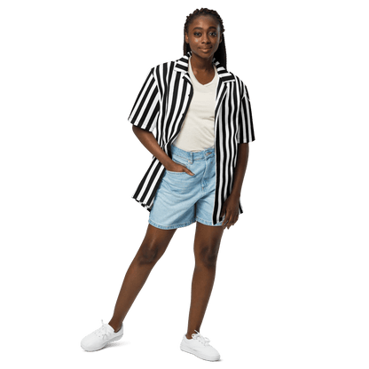Bug Juice Boogie Gestreiftes Button-Up Hemd