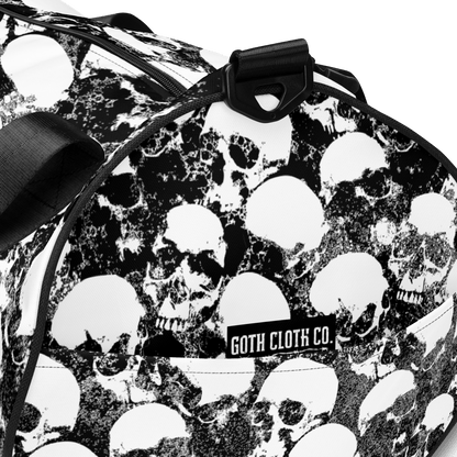 Grunge-Totenkopf-Sporttasche