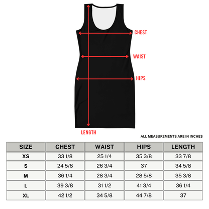 Web-Weaver Bodycon-Kleid